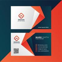 Business Card Design vector