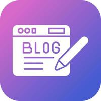 Blog Vector Icon