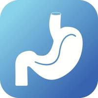 Beautiful Stomach Vector Glyph icon