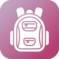 School Bag Vector Icon