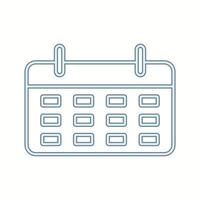 Beautiful Calendar vector line icon