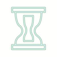 Beautiful Hourglass vector line icon