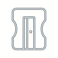 Beautiful Sharpener vector line icon