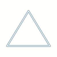 Beautiful Triangle vector line icon