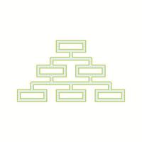 Beautiful Business structure vector line icon