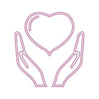 Beautiful Gesture vector line icon