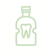 Beautiful Dentistry vector line icon