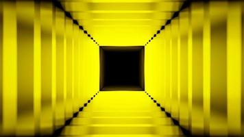 skid-fi kalejdoskopisk neon rutnät i kosmisk tunnel vj slinga. hög kvalitet 4k antal fot video