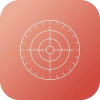 Beautiful Target line icon vector