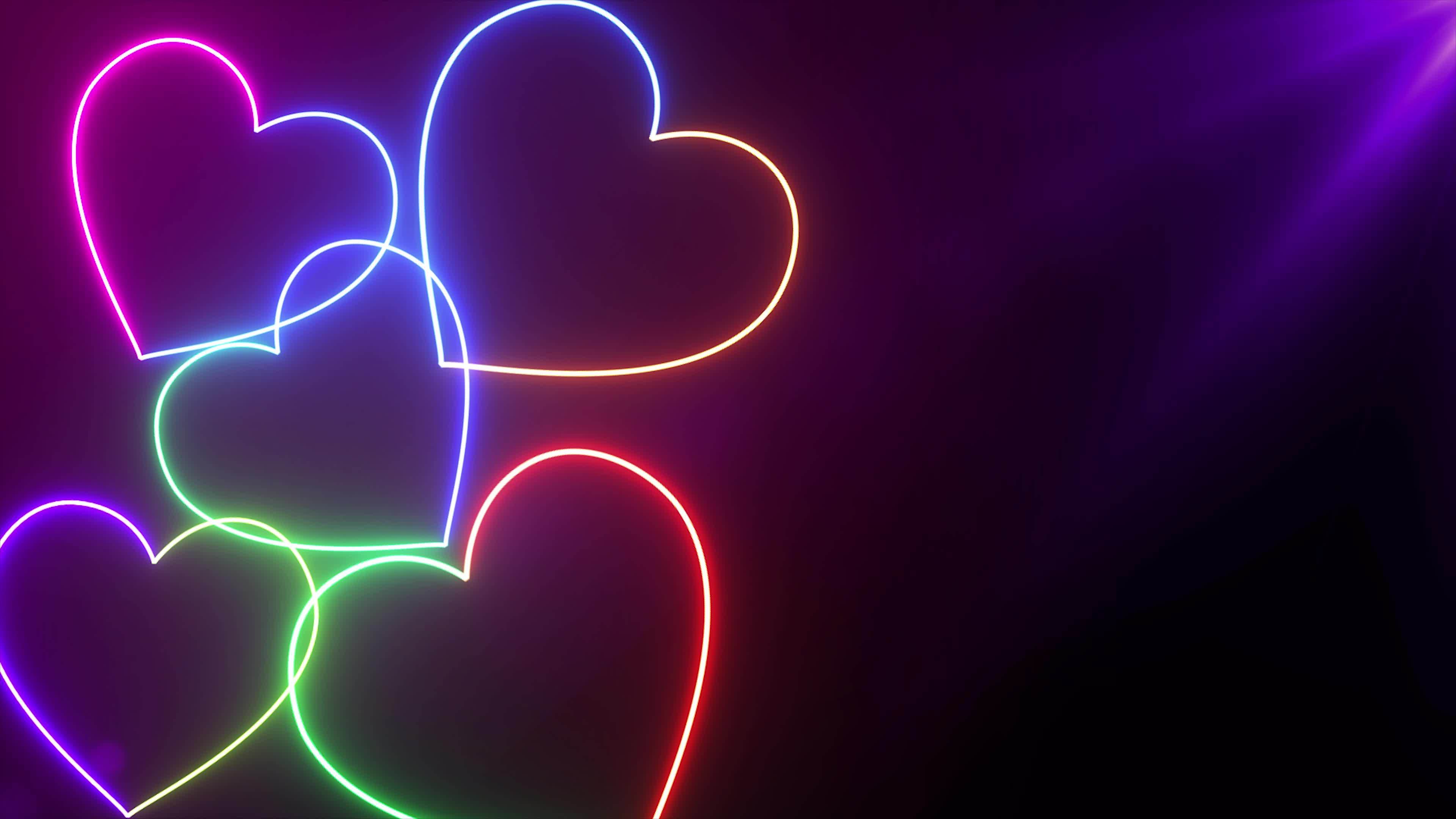 Glowing Heart Shape Neon Animation On Black Background. Neon Heart Shape  Animation Background. Romantic Heart Animation Background. Neon Heart Icon  Shape Animation Valentine Love Background 17200677 Stock Video at Vecteezy