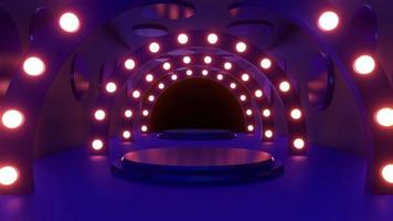 Circle Light Tunnel Background video