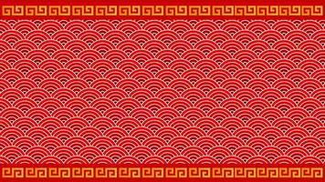 Red Orange Chinese New Year Background vector