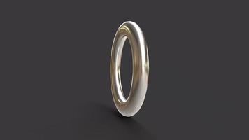 3D Rendering Of Ring Object video