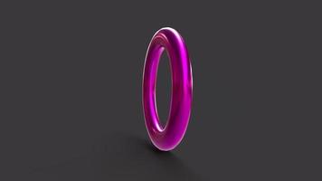 3D Rendering Of Ring Object video