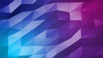 resumen triángulos en movimiento azul púrpura bajo poli digital futurista. fondo abstracto. video en alta calidad 4k, diseño de movimiento