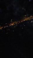 Aerial Footage of City During Clear Night video