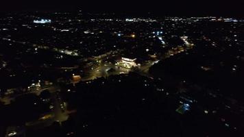 Aerial Footage of City During Clear Night video