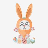 Happy Easter, vector illustration