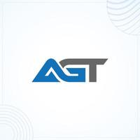 AGT  Logo Template  In Modern Creative  Minimal Style  Vector Design