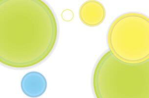 Simple circle background design free vector