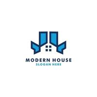 Modern house logo design inspiration Vector Design Templat