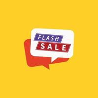 abstract flash sale vector logo icon