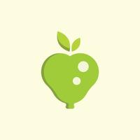 apple logo icon vector. vector