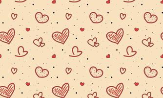 Love. Pattern with hearts vector