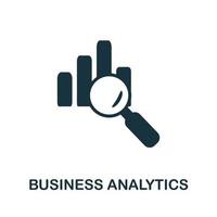 Business Analytics icon. Simple element from business intelligence collection. Creative Business Analytics icon for web design, templates, infographics and more vector