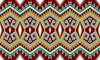 fabric pattern geometric for background rug wallpaper clothing wrap batik fabric embroidery illustration vector beautiful