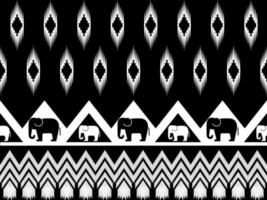 patrón geométrico étnico oriental sudáfrica diseño tradicional para alfombra de fondo, papel tapiz, camisa, batik, patrón, vector, ilustración, bordado vector
