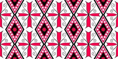 fabric pattern geometric for background rug wallpaper clothing wrap batik fabric embroidery illustration vector beautiful