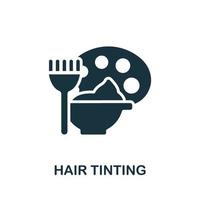 Hair Tinting icon. Simple element from beauty salon collection. Creative Hair Tinting icon for web design, templates, infographics and more vector