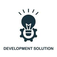 Development Solution icon. Simple element from business organization collection. Creative Development Solution icon for web design, templates, infographics and more vector