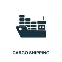 Cargo Shipping icon. Simple illustration. Cargo Shipping icon for web design, templates, infographics and more vector