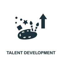 Talent Development icon. Simple element from business management collection. Creative Talent Development icon for web design, templates, infographics and more vector