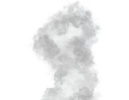 set of realistic smoke shape isolated on transparency background png