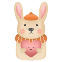 Rabbit Element Illustration png