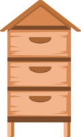 ruches en bois pour les abeilles et la production de miel png