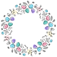 ilustración de corona de pascua png