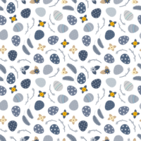 Seamless pattern with Easter Eggs png