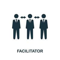 Facilitator icon. Simple element from business management collection. Creative Facilitator icon for web design, templates, infographics and more vector