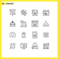 16 Thematic Vector Outlines and Editable Symbols of case money halloween web security programming Editable Vector Design Elements