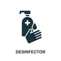 Disinfector icon. Simple element from coronavirus collection. Creative Disinfector icon for web design, templates, infographics and more vector