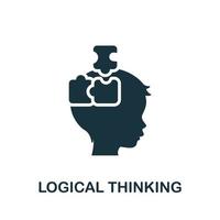 Logical Thinking icon. Simple element from child development collection. Creative Logical Thinking icon for web design, templates, infographics and more vector