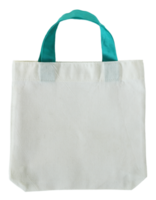 saco de tecido isolado com traçado de recorte para maquete png