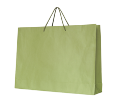 shopping paper bag isolated with clipping path for mockup png