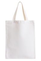 white fabric bag isolated with clipping path for mockup png