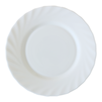 white plate  isolated with clipping path for mockup png