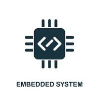 Embedded System icon from digitalization collection. Simple line Embedded System icon for templates, web design vector